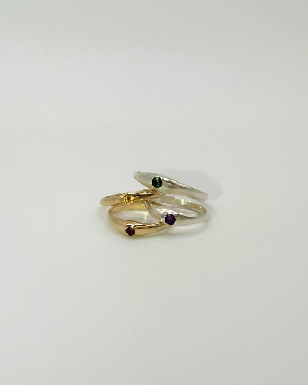 Something Signature Gemstone Ring (2mm stone)