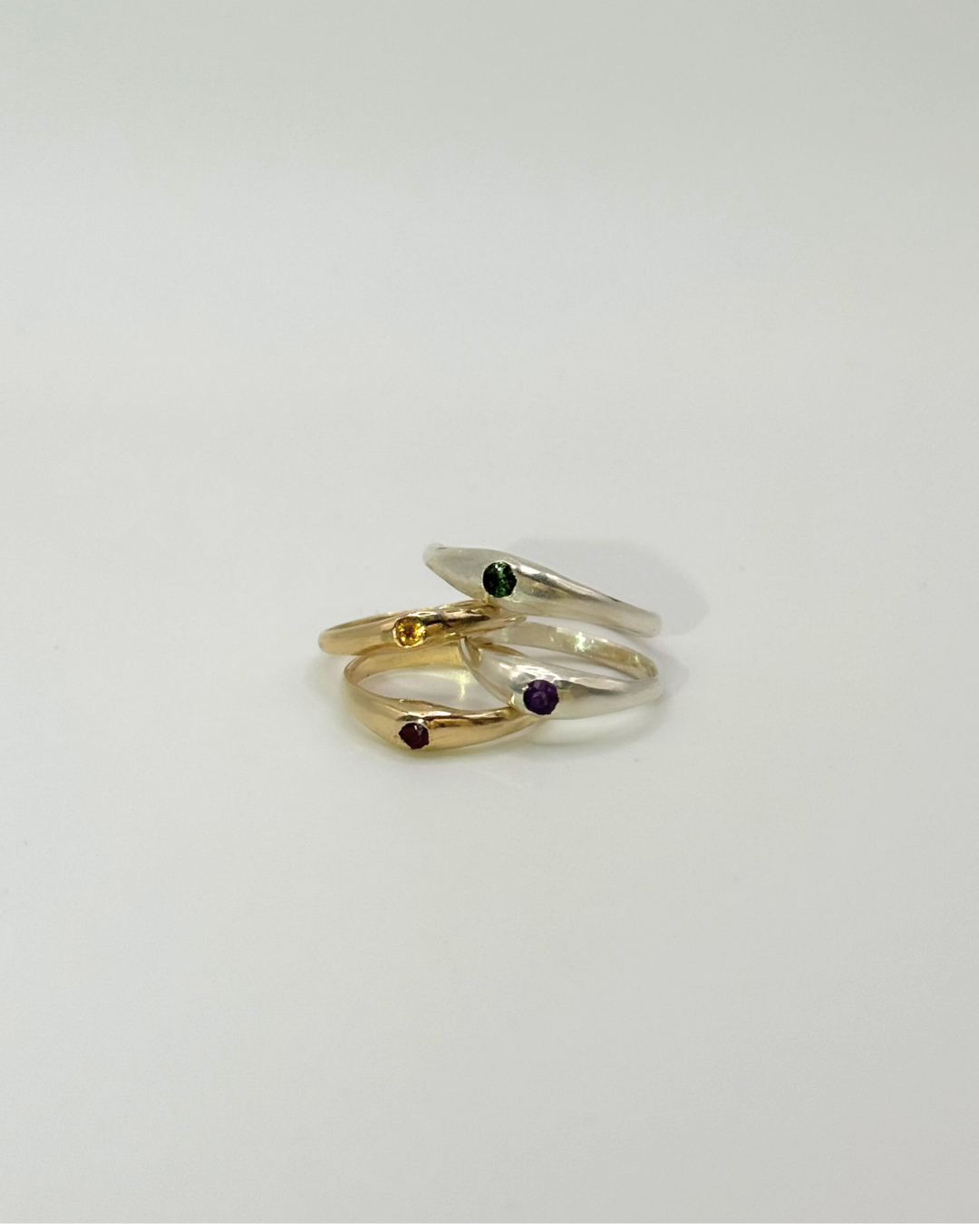 Something Signature Gemstone Ring (2mm stone)