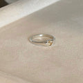 Bold Signature Gemstone Ring