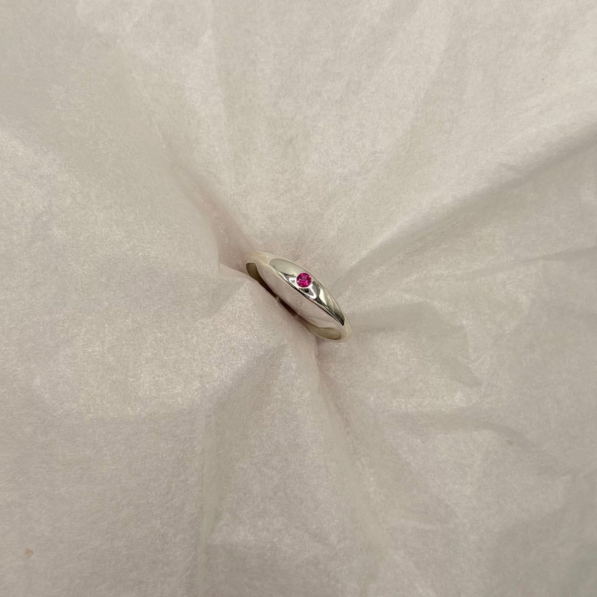 Petite Signature Gemstone Ring