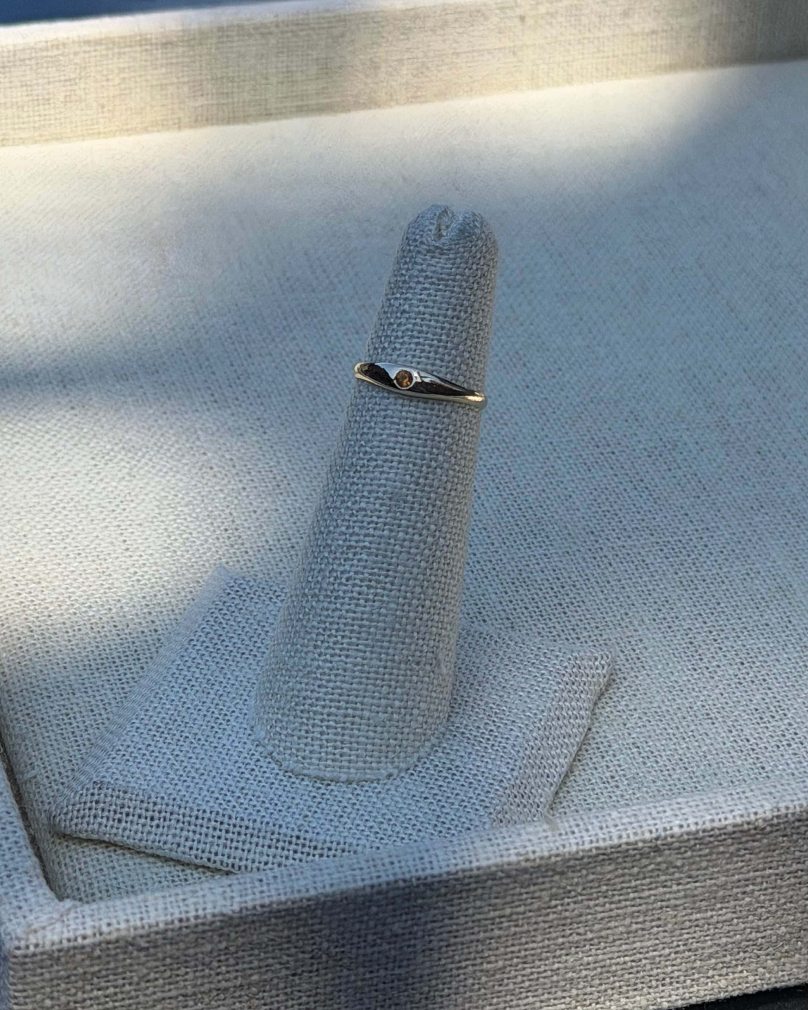 Petite Signature Gemstone Ring
