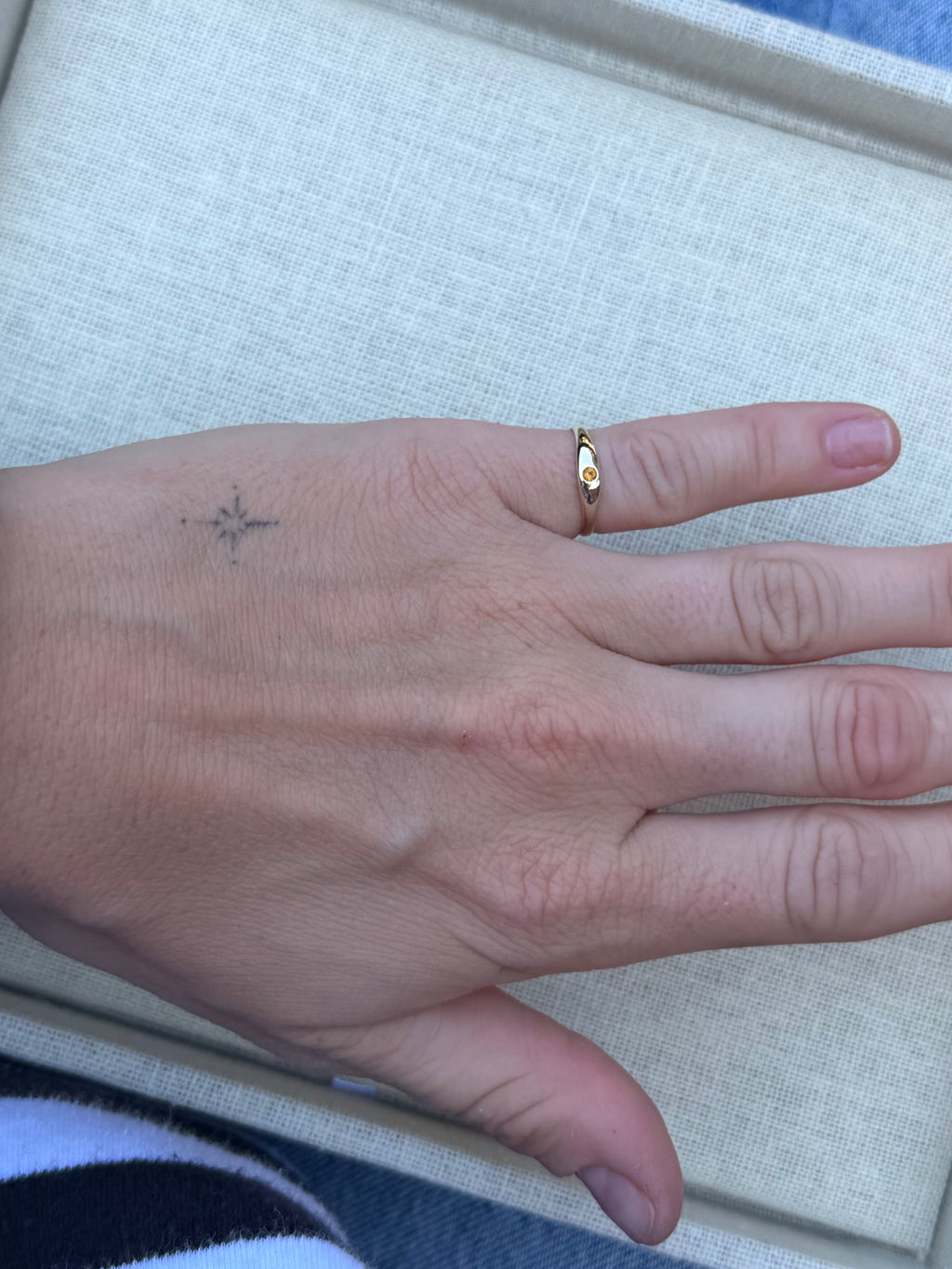 Petite Signature Gemstone Ring