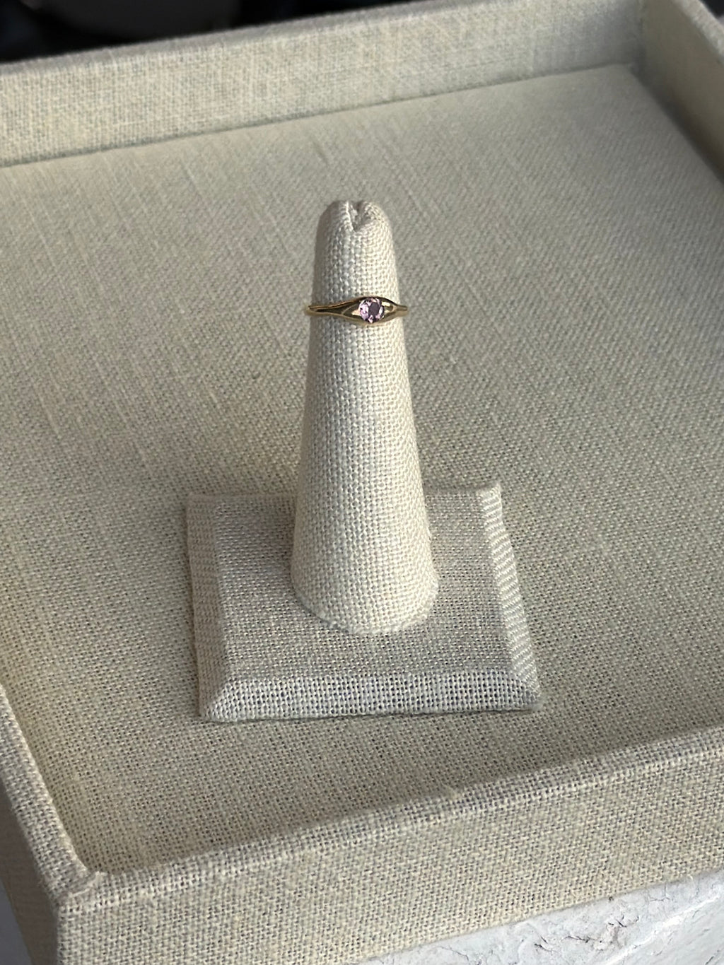 Bold Signature Gemstone Ring